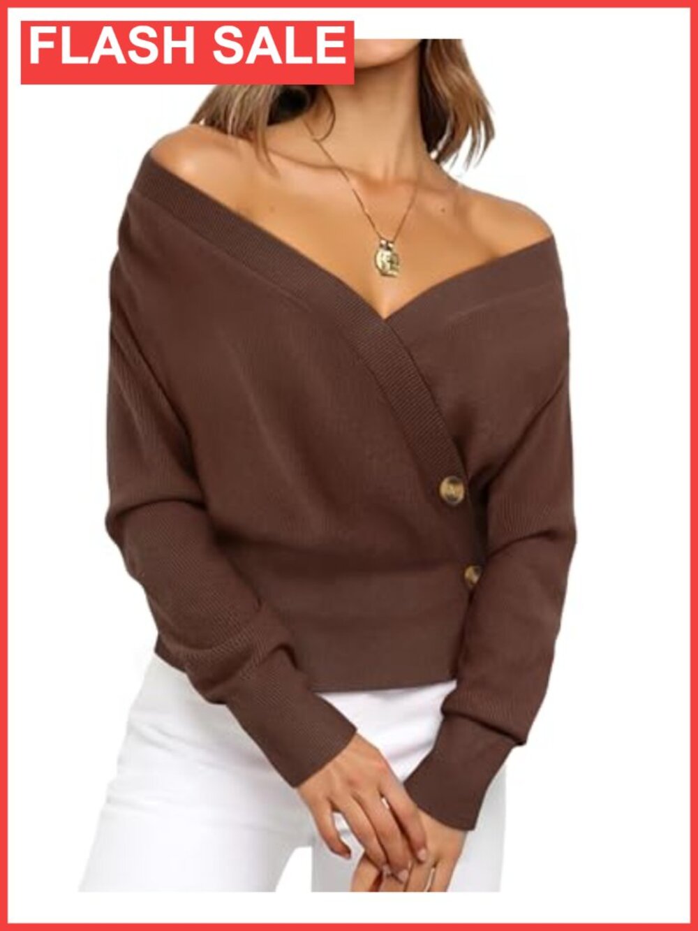 Womens Long Sleeve V Neck Knit Pullover Sweater Business Casual Top